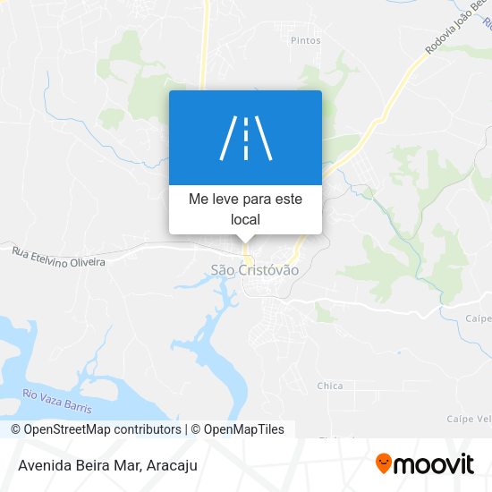 Avenida Beira Mar mapa