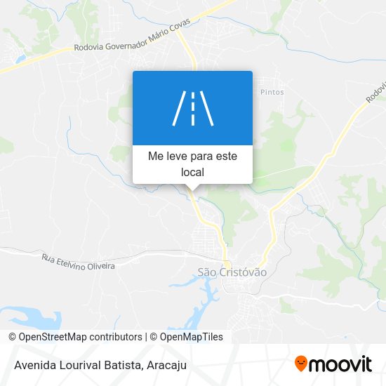 Avenida Lourival Batista mapa