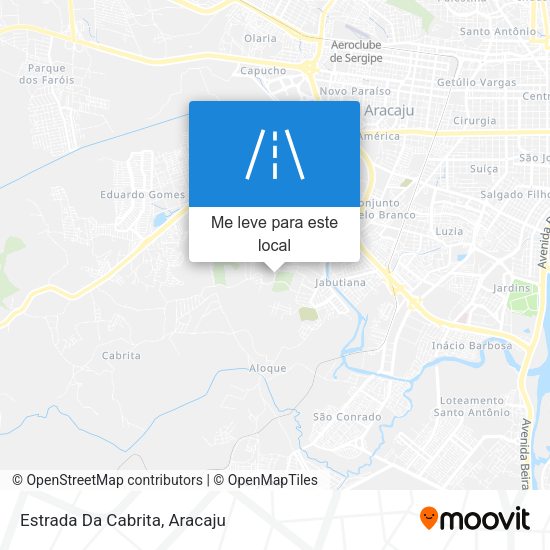 Estrada Da Cabrita mapa
