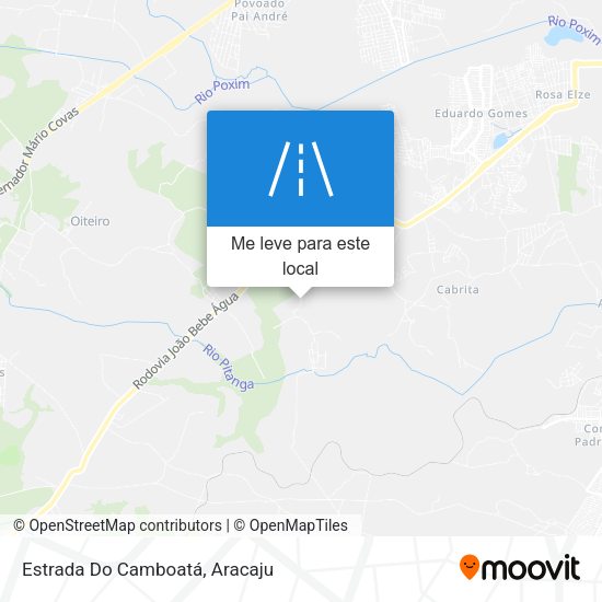 Estrada Do Camboatá mapa
