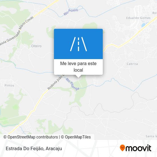 Estrada Do Feijão mapa
