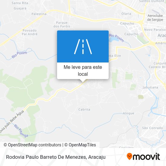 Rodovia Paulo Barreto De Menezes mapa