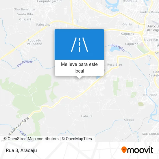 Rua 3 mapa