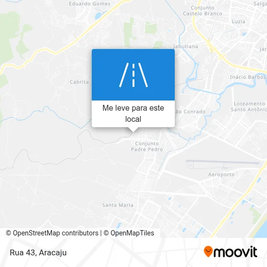 Rua 43 mapa