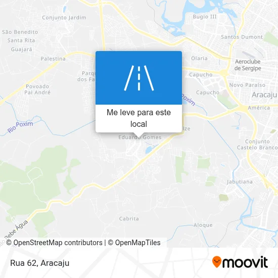 Rua 62 mapa