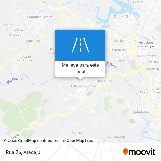 Rua 76 mapa
