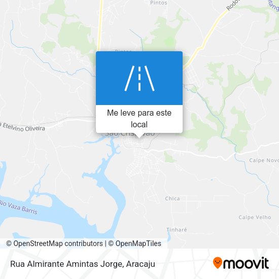 Rua Almirante Amintas Jorge mapa