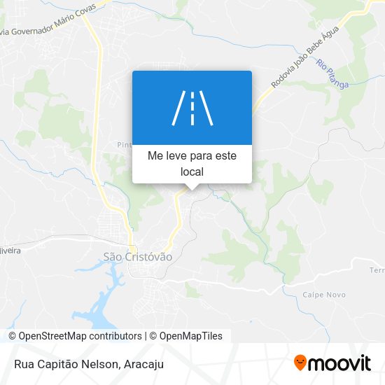 Rua Capitão Nelson mapa