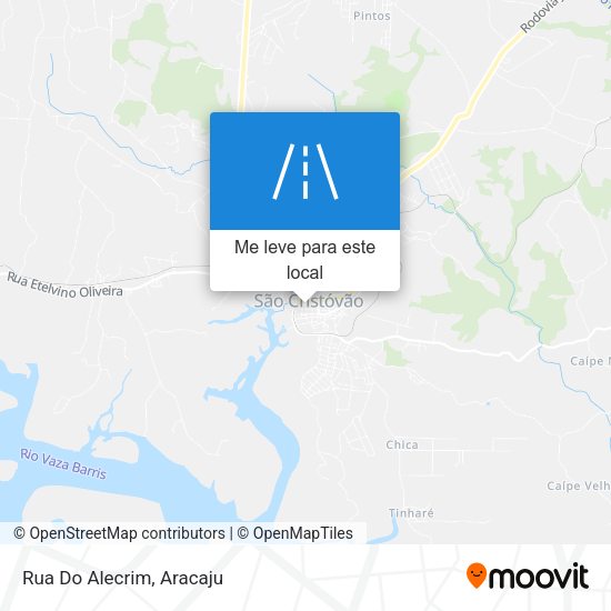 Rua Do Alecrim mapa