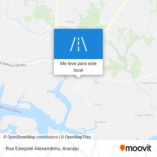 Rua Ezequiel Alexandrino mapa