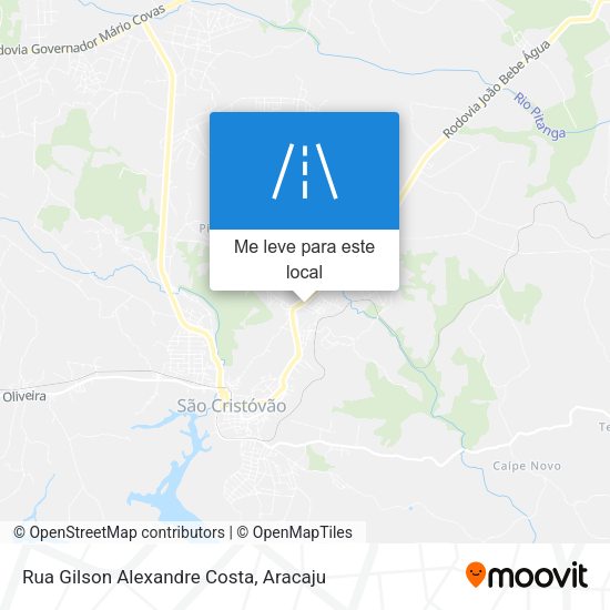 Rua Gilson Alexandre Costa mapa