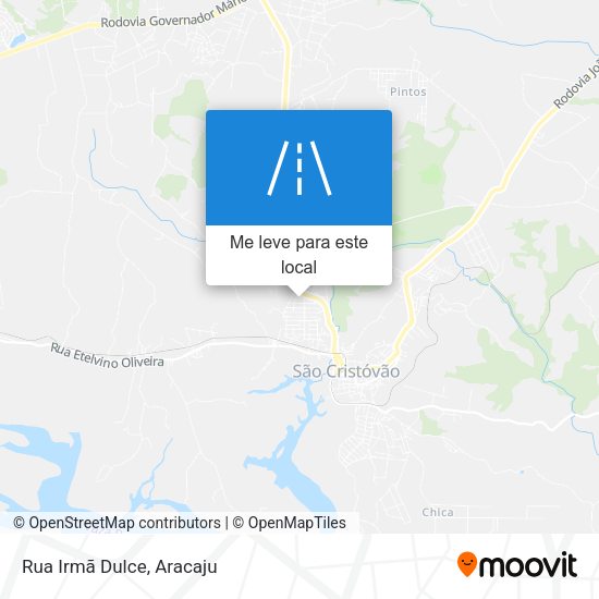 Rua Irmã Dulce mapa