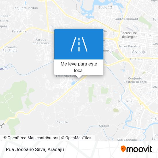 Rua Joseane Silva mapa