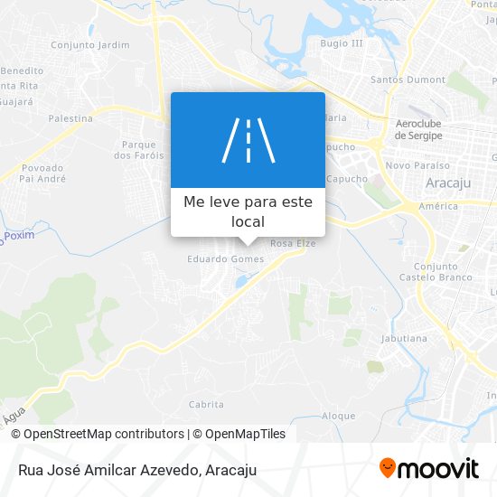 Rua José Amilcar Azevedo mapa