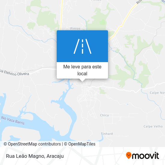 Rua Leão Magno mapa