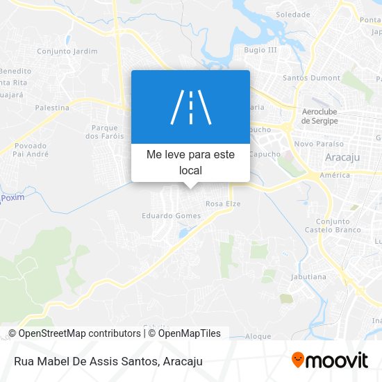 Rua Mabel De Assis Santos mapa