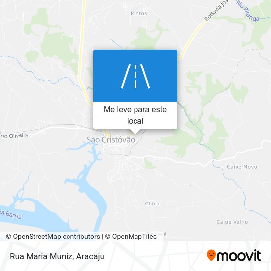 Rua Maria Muniz mapa