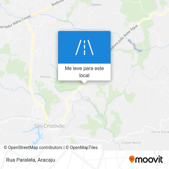 Rua Paralela mapa