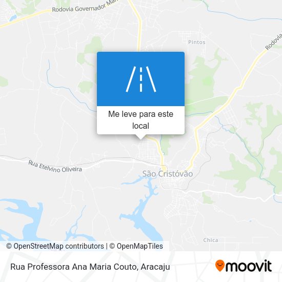 Rua Professora Ana Maria Couto mapa