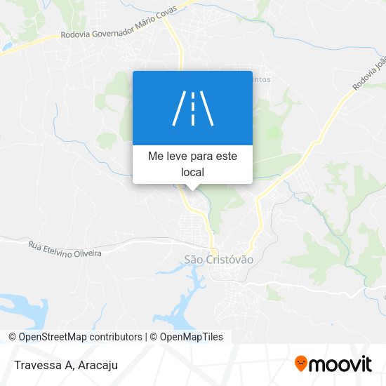 Travessa A mapa