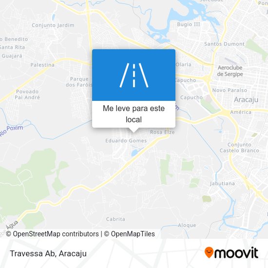 Travessa Ab mapa