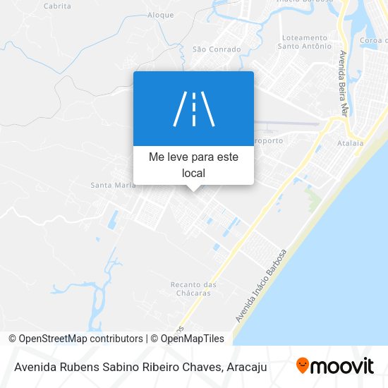 Avenida Rubens Sabino Ribeiro Chaves mapa