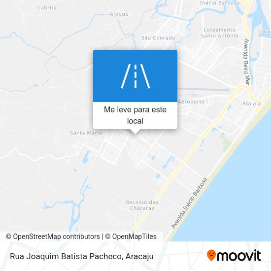 Rua Joaquim Batista Pacheco mapa