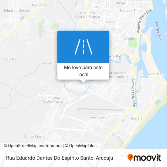 Rua Eduardo Dantas Do Espírito Santo mapa