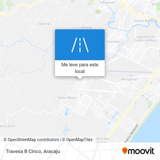 Travesa B Cinco mapa