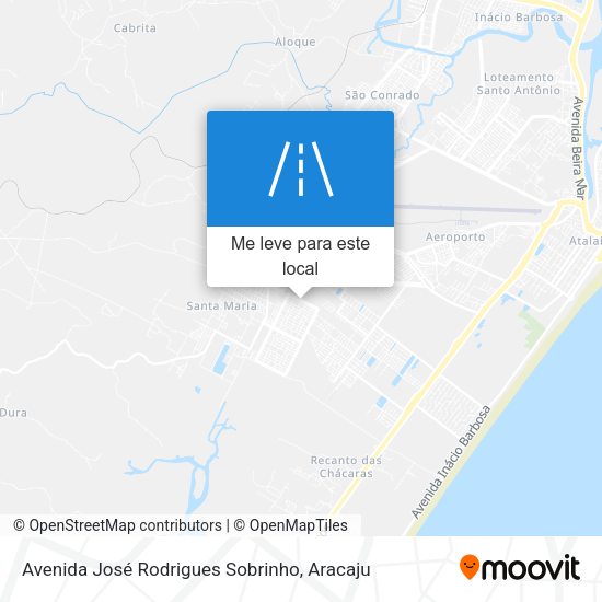 Avenida José Rodrigues Sobrinho mapa