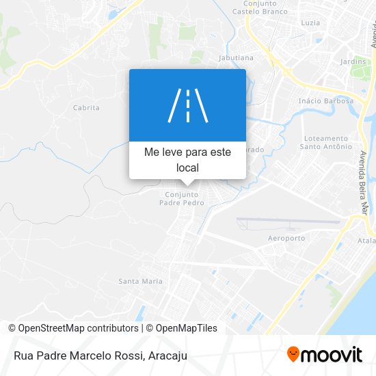 Rua Padre Marcelo Rossi mapa