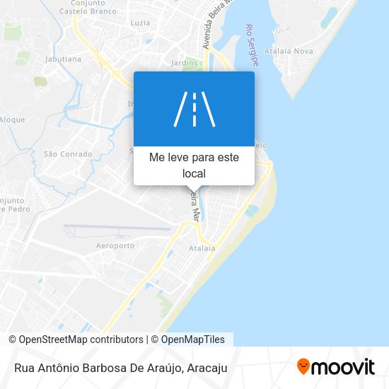 Rua Antônio Barbosa De Araújo mapa