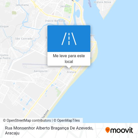 Rua Monsenhor Alberto Bragança De Azevedo mapa