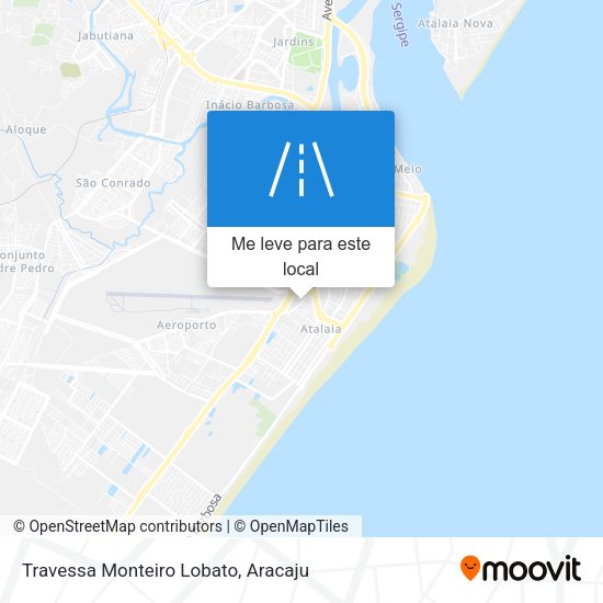 Travessa Monteiro Lobato mapa
