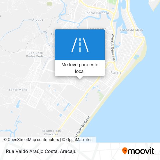 Rua Valdo Araújo Costa mapa