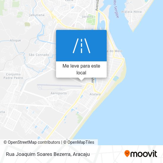 Rua Joaquim Soares Bezerra mapa