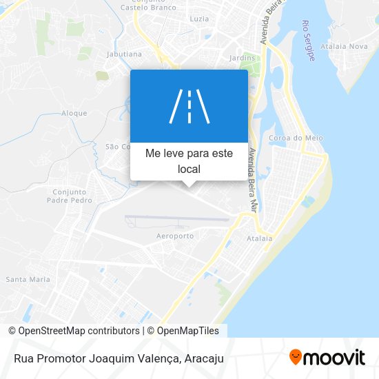 Rua Promotor Joaquim Valença mapa