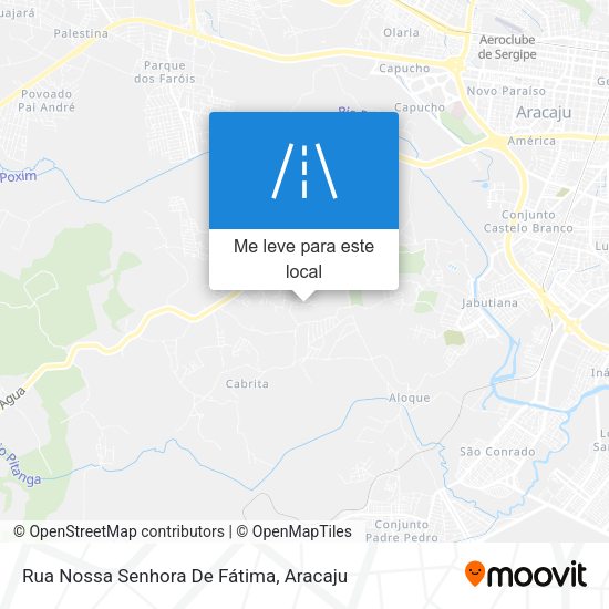 Rua Nossa Senhora De Fátima mapa