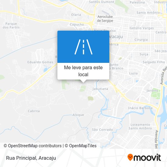 Rua Principal mapa