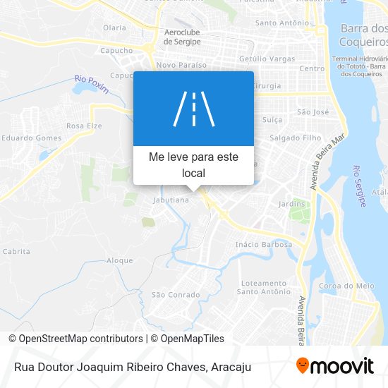 Rua Doutor Joaquim Ribeiro Chaves mapa