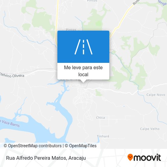 Rua Alfredo Pereira Matos mapa