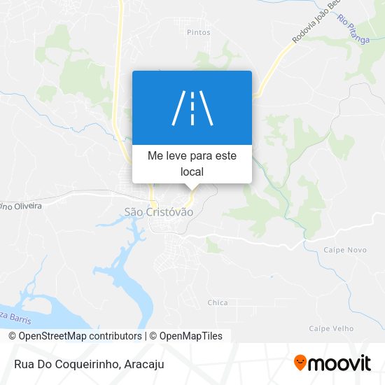 Rua Do Coqueirinho mapa