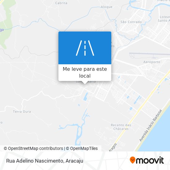 Rua Adelino Nascimento mapa