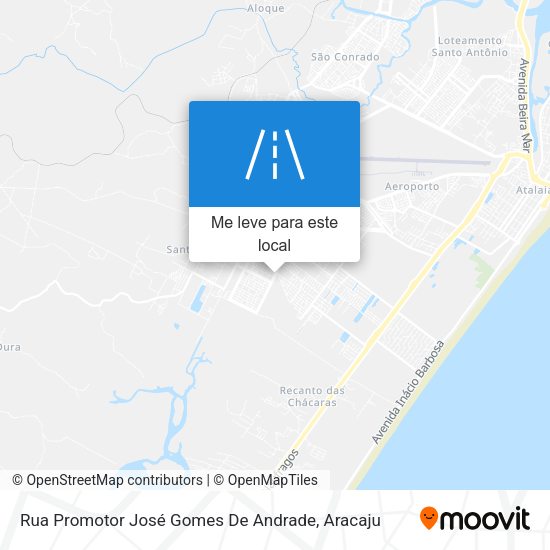 Rua Promotor José Gomes De Andrade mapa