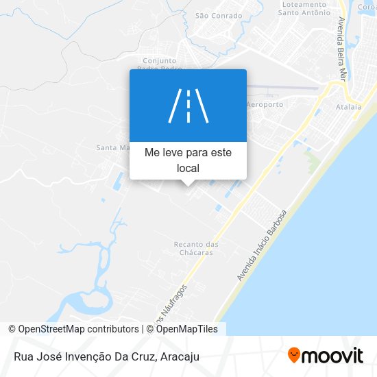 Rua José Invenção Da Cruz mapa