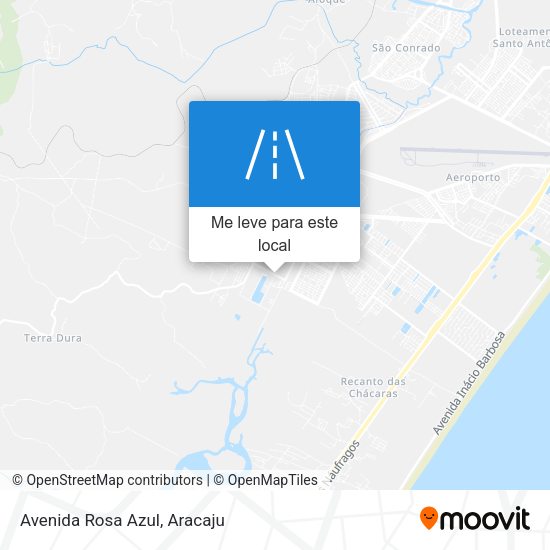 Avenida Rosa Azul mapa