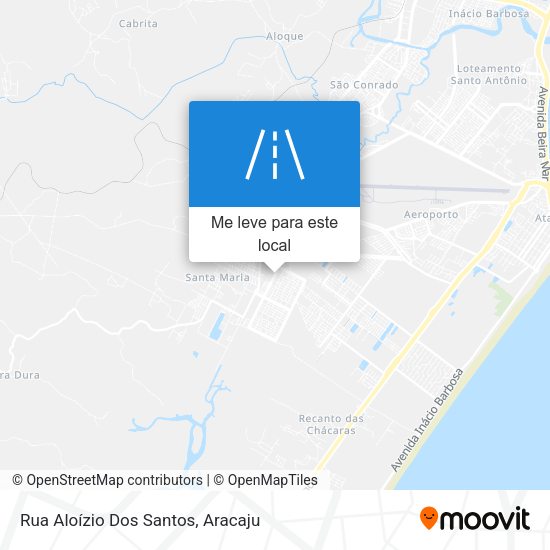 Rua Aloízio Dos Santos mapa