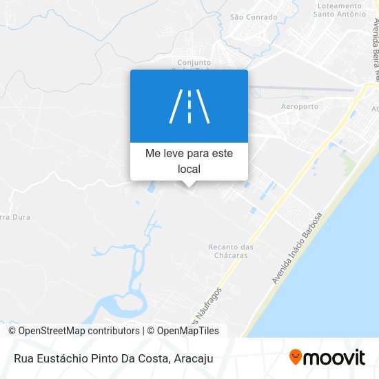Rua Eustáchio Pinto Da Costa mapa