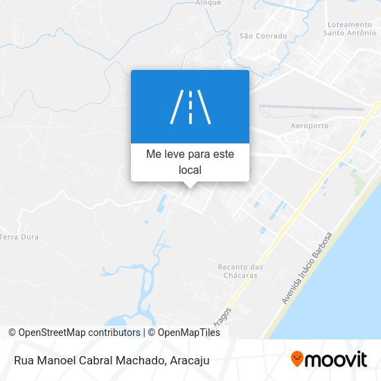 Rua Manoel Cabral Machado mapa