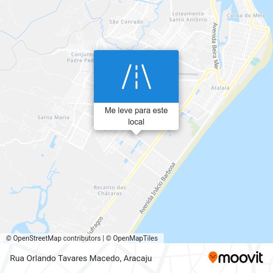 Rua Orlando Tavares Macedo mapa